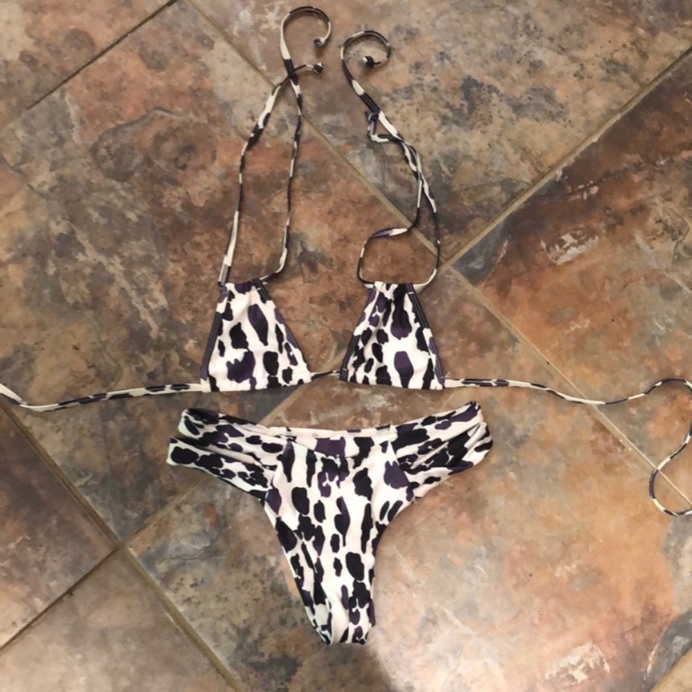 Cow Print Bikini